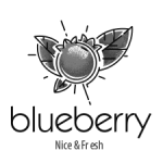 Diseño de logo Blueberry